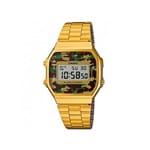 Ficha técnica e caractérísticas do produto Relógio Casio Vintage A168WEGC-3DF Dourado