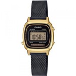 Ficha técnica e caractérísticas do produto Relógio Casio Vintage Bicolor Feminino LA670WEMB-1DF