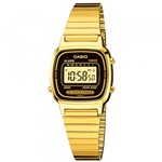 Ficha técnica e caractérísticas do produto Relógio Casio Vintage Collection LA670WGA-1DF + Calendário e Alarme