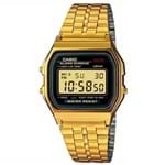 Ficha técnica e caractérísticas do produto Relógio Casio Vintage Digital A159wgea-1Df Dourado