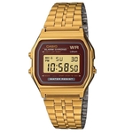 Ficha técnica e caractérísticas do produto Relógio Casio Vintage Digital Dourado A159WGEA-5DF