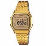 Ficha técnica e caractérísticas do produto Relógio Casio Vintage Digital Dourado LA680WGA-9DF