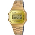 Ficha técnica e caractérísticas do produto Relógio Casio Vintage Dourado/dourado A168wegm-9df