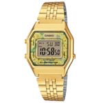 Ficha técnica e caractérísticas do produto Relógio Casio Vintage Dourado Flor La680wga-9cdf