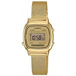 Ficha técnica e caractérísticas do produto Relógio Casio Vintage Dourado La670wemy-9df