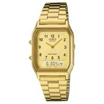 Ficha técnica e caractérísticas do produto Relogio Casio Vintage Feminino Aq-230ga-9bmq