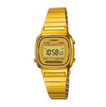 Ficha técnica e caractérísticas do produto Relógio Casio Vintage Feminino LA670WGA-9DF