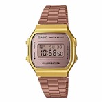 Ficha técnica e caractérísticas do produto Relógio Casio Vintage Gold Digital Unissex A168WECM-5DF