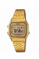 Ficha técnica e caractérísticas do produto Relógio Casio Vintage Pequeno Dourado - LA680WGA-9DF