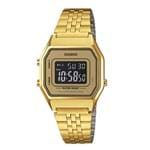 Ficha técnica e caractérísticas do produto Relógio Casio Vintage Unissex Dourado Digital La680wga-9Bdf