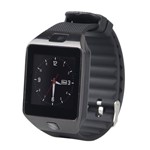 Relógio Celular Dz09 Chip Câmera Smartwatch 2018 + Brinde Mini Fone Bluetooth Preto - D Smart