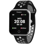 Ficha técnica e caractérísticas do produto Relógio Champion Caixa Preto e Cinza Smartwatch - CH50006C