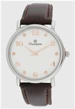 Ficha técnica e caractérísticas do produto Relógio Champion CN24253Q Marrom/Prata
