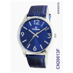 Ficha técnica e caractérísticas do produto Relógio Champion com Pulseira de Couro Azul CN20613F