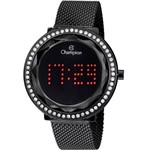 Ficha técnica e caractérísticas do produto Relógio Champion Digital CH48000D Aço Negro
