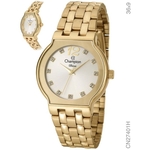 Ficha técnica e caractérísticas do produto Relógio Champion Diva CN27401H Quartz Dourado