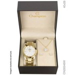 Ficha técnica e caractérísticas do produto Relógio Champion Dourado Feminino Elegance Analógico Cn26546w