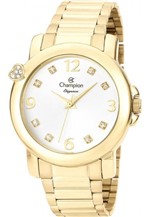 Ficha técnica e caractérísticas do produto Relógio Champion Elegance Dourado Coração Cn27161h