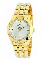 Ficha técnica e caractérísticas do produto Relógio Champion Elegance Feminino Dourado CN26699H