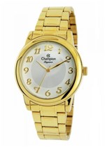 Ficha técnica e caractérísticas do produto Relógio Champion Elegance Feminino Dourado CN26804H