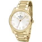 Ficha técnica e caractérísticas do produto Relógio Champion Elegance Feminino Dourado CN27554H