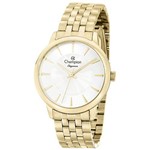 Ficha técnica e caractérísticas do produto Relógio Champion Elegance Feminino Dourado Cn27750h