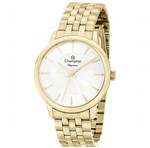 Ficha técnica e caractérísticas do produto Relógio Champion Elegance Feminino Dourado CN27750H