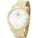 Ficha técnica e caractérísticas do produto Relógio Champion Elegance Feminino Dourado CN27787H