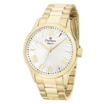 Ficha técnica e caractérísticas do produto Relógio Champion Elegance Feminino Dourado CN27796H