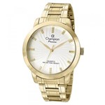 Ficha técnica e caractérísticas do produto Relógio Champion Elegance Feminino Dourado CN29276H