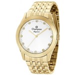 Ficha técnica e caractérísticas do produto Relógio Champion Elegance Feminino Dourado Strass Cn26742h