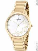 Ficha técnica e caractérísticas do produto Relógio Champion Feminino Analógico Dourado Elegance Flor Cn25912h