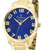 Ficha técnica e caractérísticas do produto Relógio Champion Feminino Azul Cn26064a Dourado