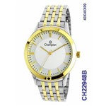 Ficha técnica e caractérísticas do produto Relógio Champion Feminino Bicolor Cristais Ch22948b