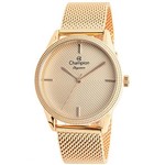 Ficha técnica e caractérísticas do produto Relógio Champion Feminino CN24397Z Elegance Rose Listrado