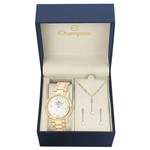 Ficha técnica e caractérísticas do produto Relógio Champion Feminino CN27634W + Colar e Brincos