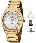 Ficha técnica e caractérísticas do produto Relógio Champion Feminino Cn29409d + Colar E Brincos