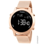 Ficha técnica e caractérísticas do produto Relógio Champion Feminino Digital Dourado Rosé CH40062P