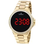 Ficha técnica e caractérísticas do produto Relógio Champion Feminino Digital Led CH40151H - Dourado