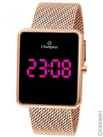 Ficha técnica e caractérísticas do produto Relógio Champion Feminino Digital Quadrado Rosé CH40080H
