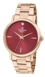 Ficha técnica e caractérísticas do produto Relógio Champion Feminino Dourado com Visor Rosa CN25896I