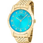 Ficha técnica e caractérísticas do produto Relógio Champion Feminino Dourado Elegance CN25323F