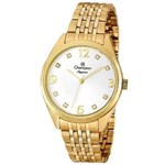 Ficha técnica e caractérísticas do produto Relógio Champion Feminino Dourado Elegance CN26251H