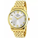 Ficha técnica e caractérísticas do produto Relógio Champion Feminino Dourado Elegance Cn26813h