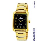 Relogio Champion Feminino Dourado Quadrado CA20661U