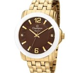 Ficha técnica e caractérísticas do produto Relógio Champion Feminino Elegance Dourado 50 Mt Cn27661x