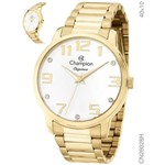 Ficha técnica e caractérísticas do produto Relógio Champion Feminino Elegance Dourado Cn26028h