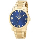 Relógio Champion Feminino Elegance Dourado CN26279F