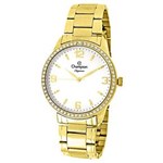 Ficha técnica e caractérísticas do produto Relógio Champion Feminino Elegance Dourado - Cn27269H - Dourado