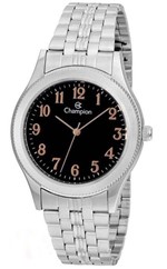 Ficha técnica e caractérísticas do produto Relógio Champion Feminino Prateado Caixa Preta Ch22126t - Cod 30025873